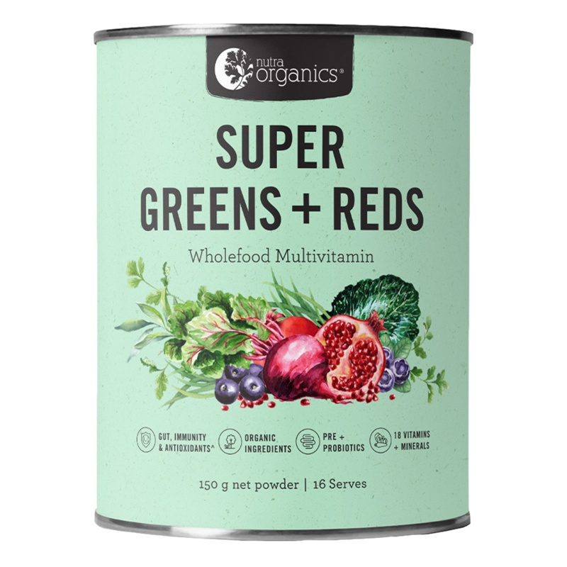 Nutra Organics Super Greens + Reds