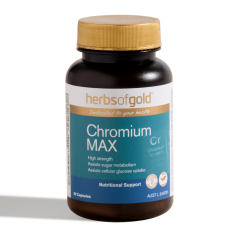 Herbs Of Gold Chromium Max 120 Capsules