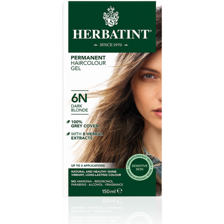 Herbatint Permanent Hair Colour Gel 6N Dark Blonde