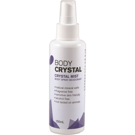 Body Crystal Spray Crystal Mist Deodorant Fragrance Free