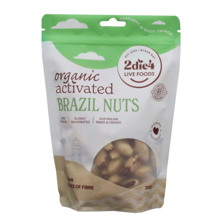 2die4 Organic Activated Brazil Nuts